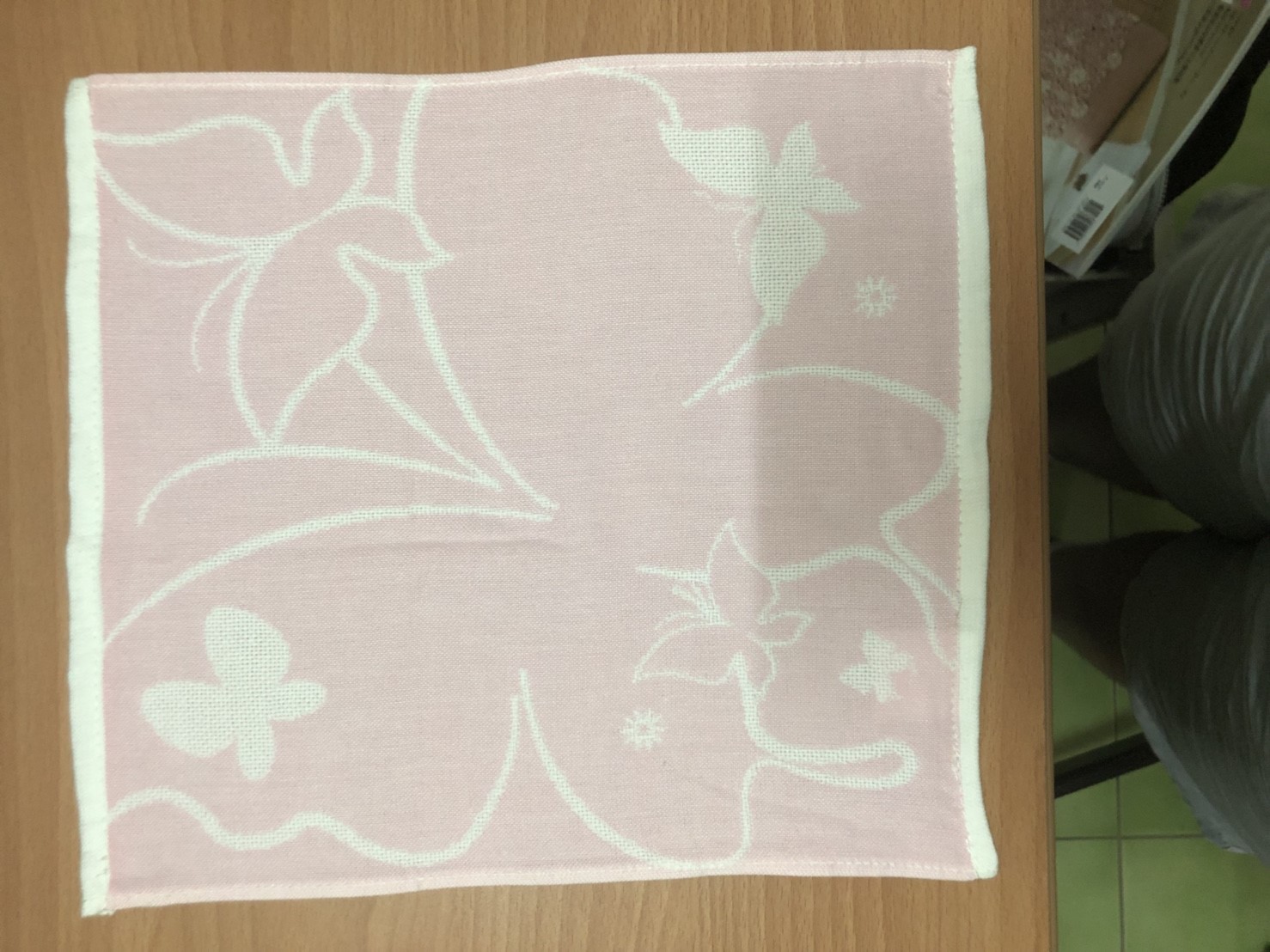蝴蝶紗布方巾