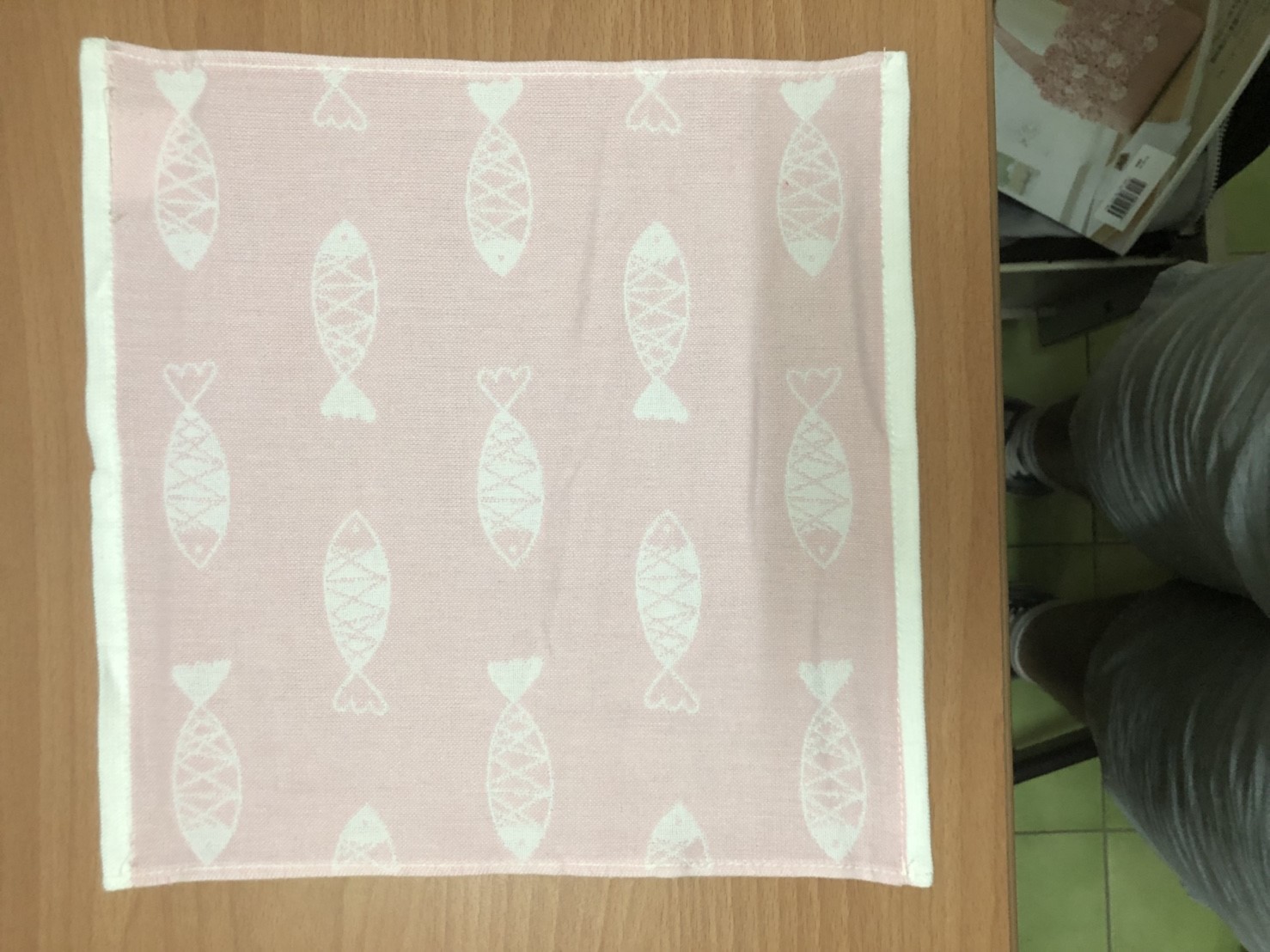 小魚兒紗布方巾