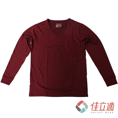 男性V領-升溫蓄熱保暖衣