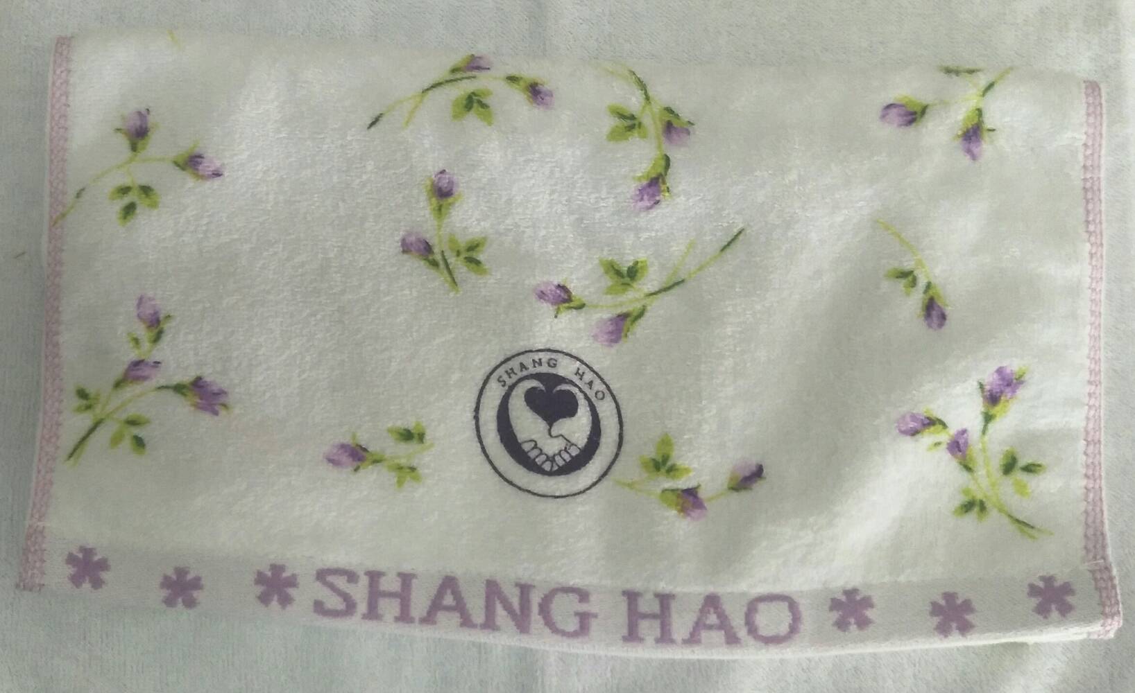 剪絨印花毛巾