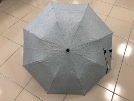 21”折疊抗風傘-淺灰色