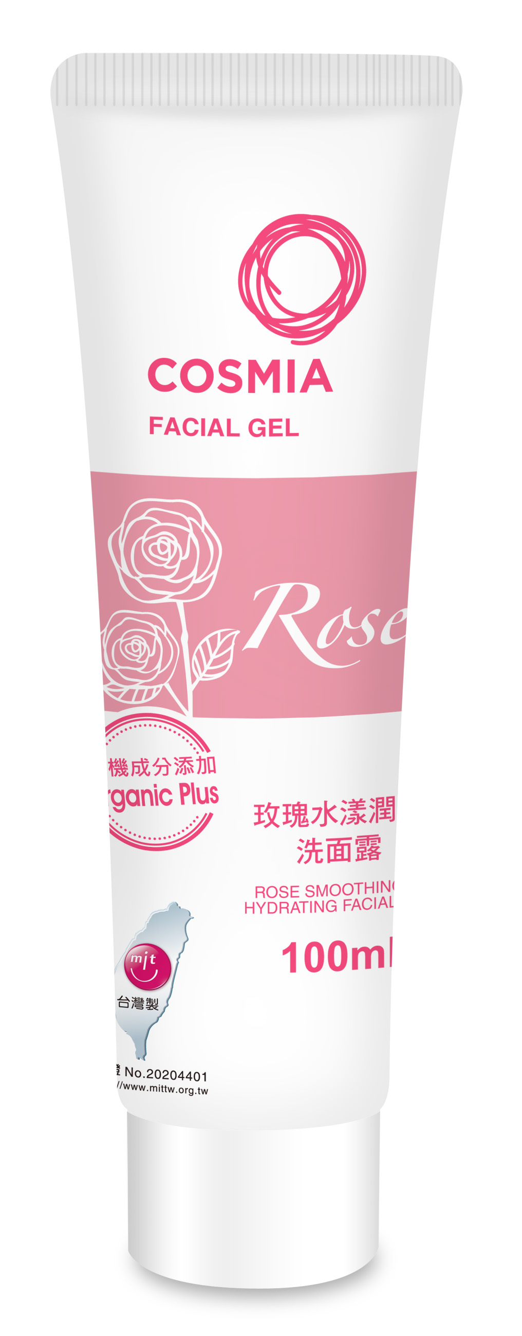COSMIA玫瑰水漾潤澤洗面露100ML
