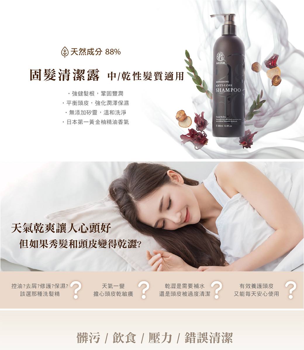 固髮清潔露(適用中至乾性髮質)