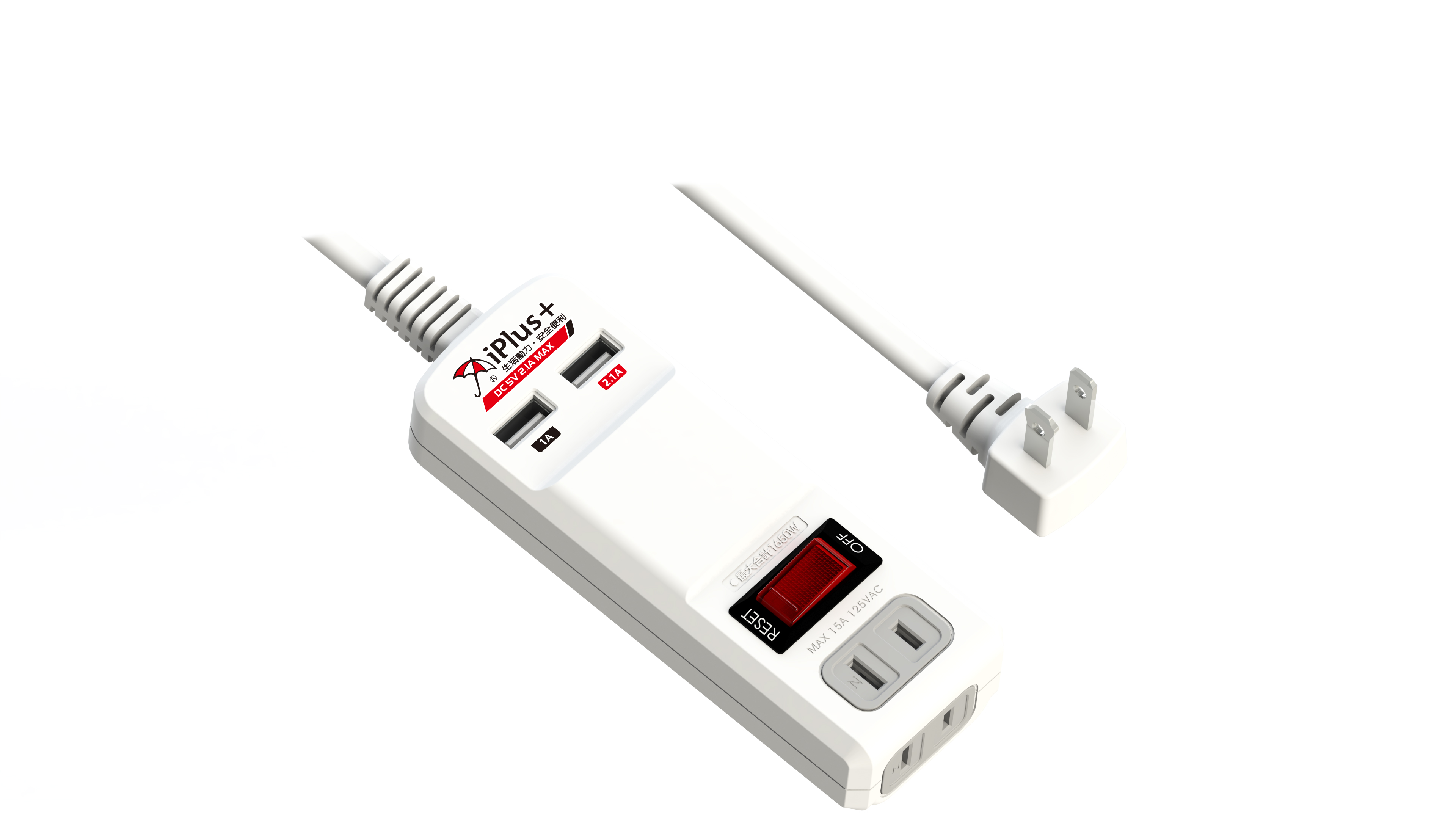轉接電源線組(附加USB充電座)