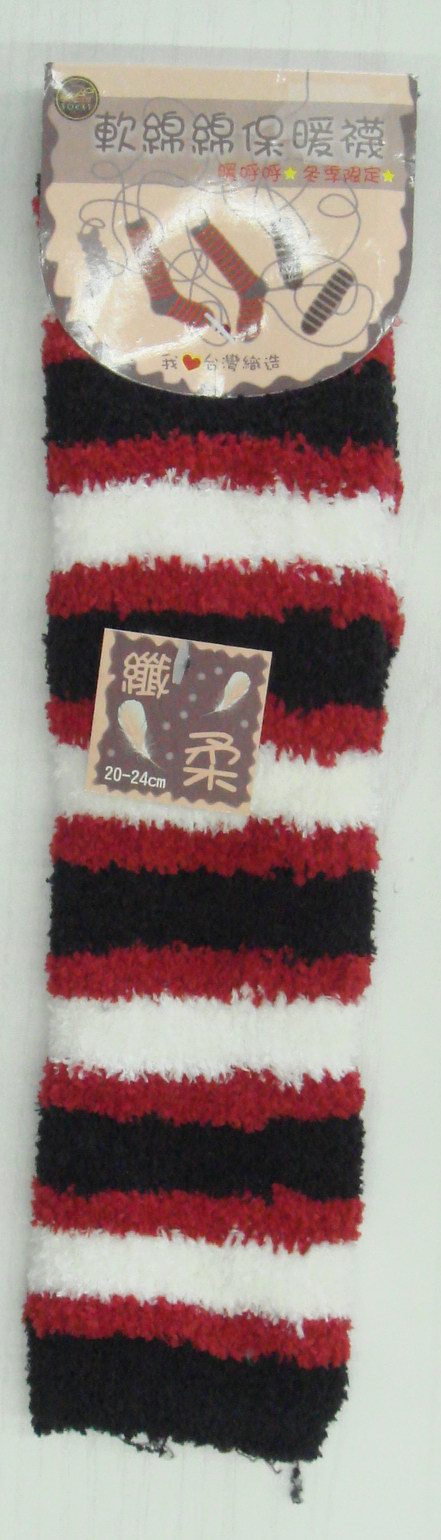 超細纖維半統保暖襪
