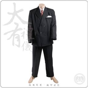 西裝壽衣-黑色