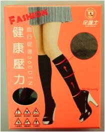 360D大菱格半統襪-黑