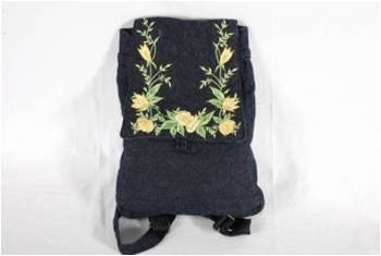 高級刺繡牛仔布背袋系列