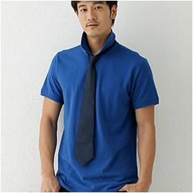 男款素面POLO衫