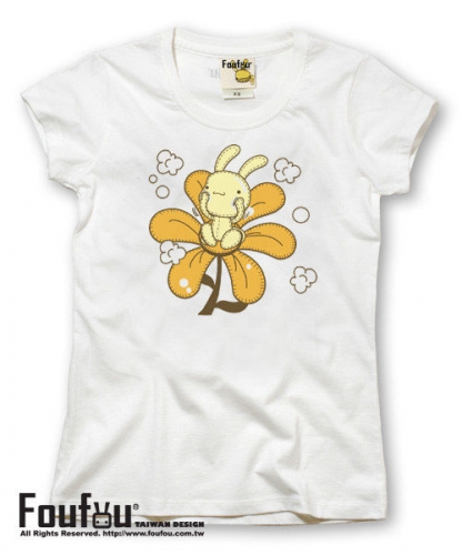 2009 T-shirt--Flower bunny