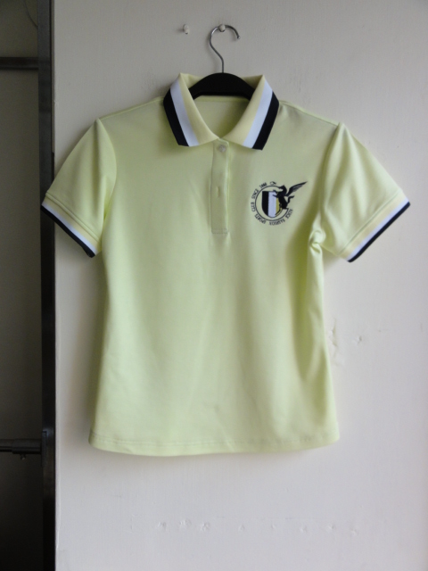 女款短POLO+黃