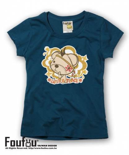 2009 七零年代復古系列T-shirt--Love & Peace
