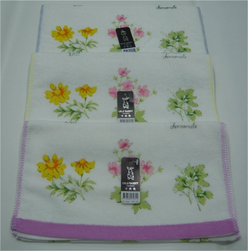 白底花朵 粉