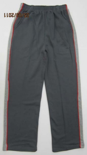 POLO UOMO男配色出芽運動長褲 (平口)-鐵灰