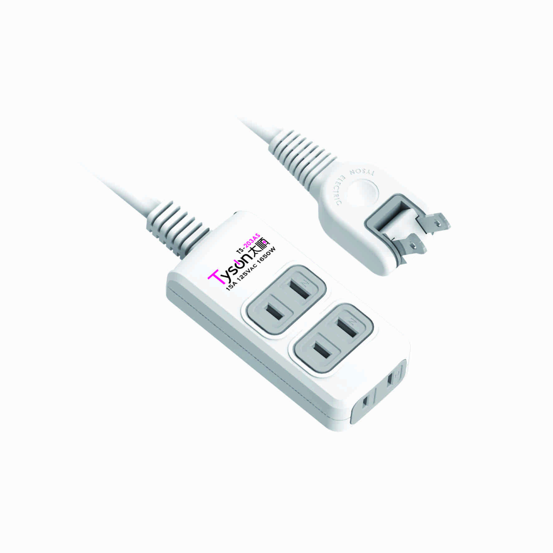 2極125V轉接電源線組