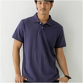 男款素面POLO衫