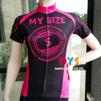 灰豹短袖車衣(女)-彩色