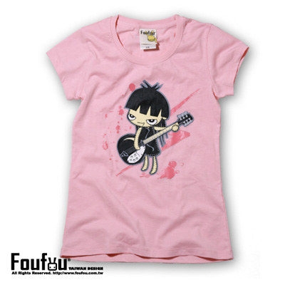2009 搖滾復刻系列T-shirt--Guitar-Bonnie Girl