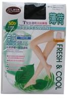 旅行家薄荷草50D全彈性T型全透明褲襪