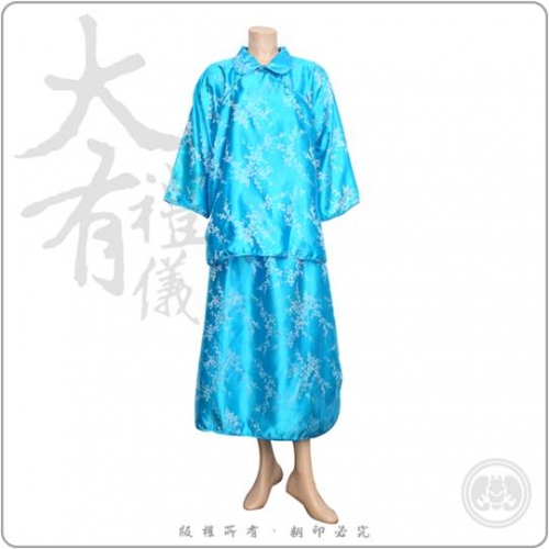梅花緞鳳仙裝-水藍