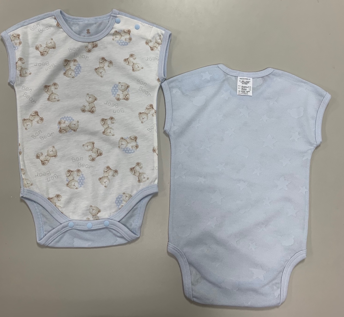 蹦蹦熊短袖內衣式兔裝