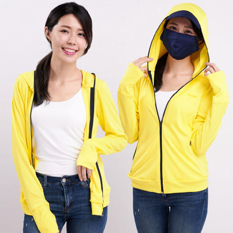 抗UV超機能專利防曬防護外套 [6569] 黃色