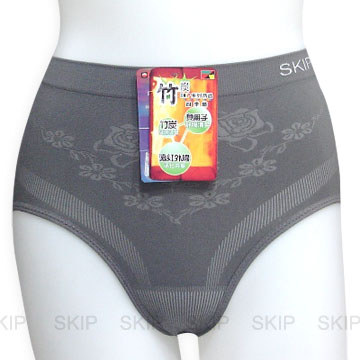90%竹炭女高腰三角褲(XL)