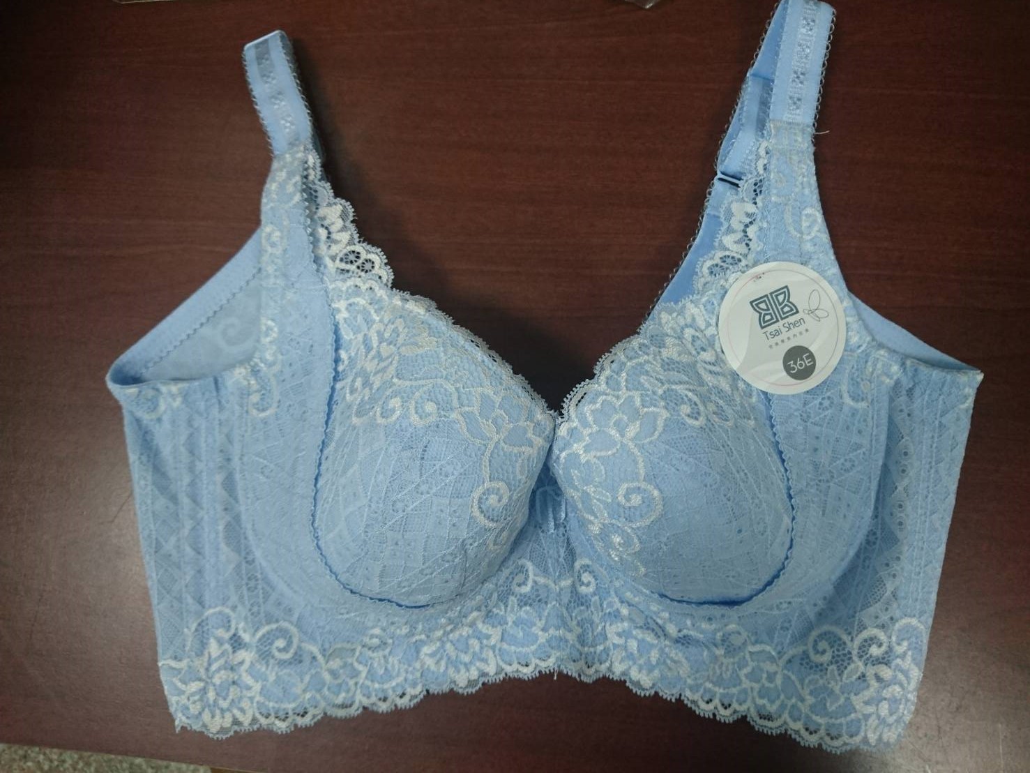 96131BL 冰雪藍美胸內衣