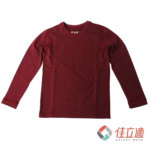 快熱紗-兒童圓領保暖排汗衣