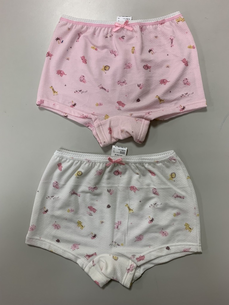 草原派對女童平口褲2入(淡粉)