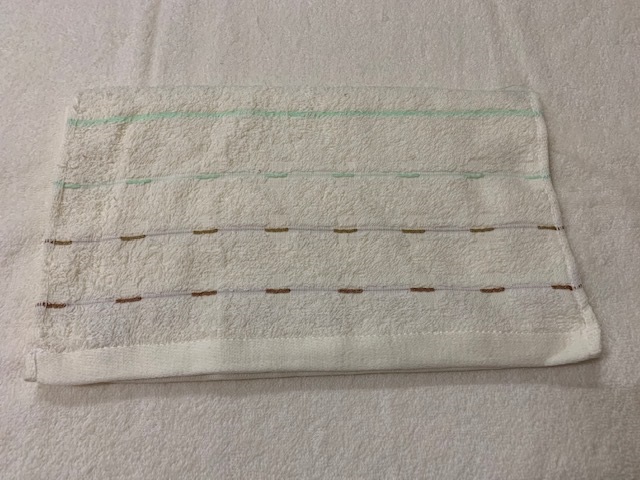 精緻色紗毛巾