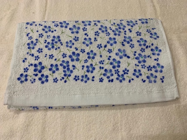 小花毛巾