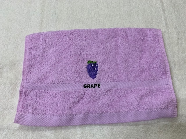 水果王國刺繡童巾
