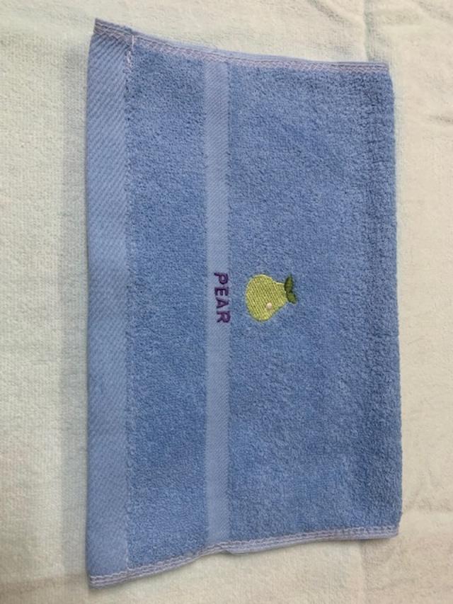 水果王國刺繡童巾