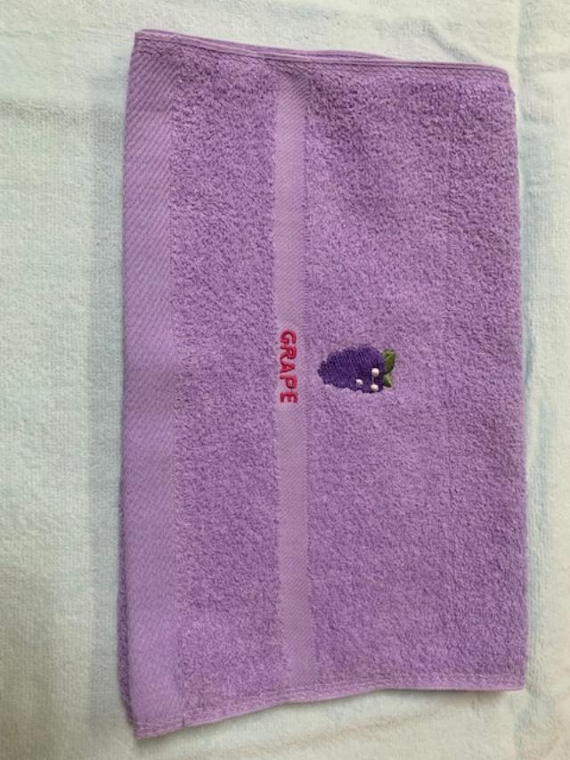 水果王國刺繡童巾