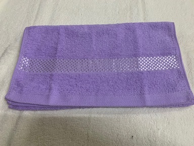 素色亮鍛格毛巾