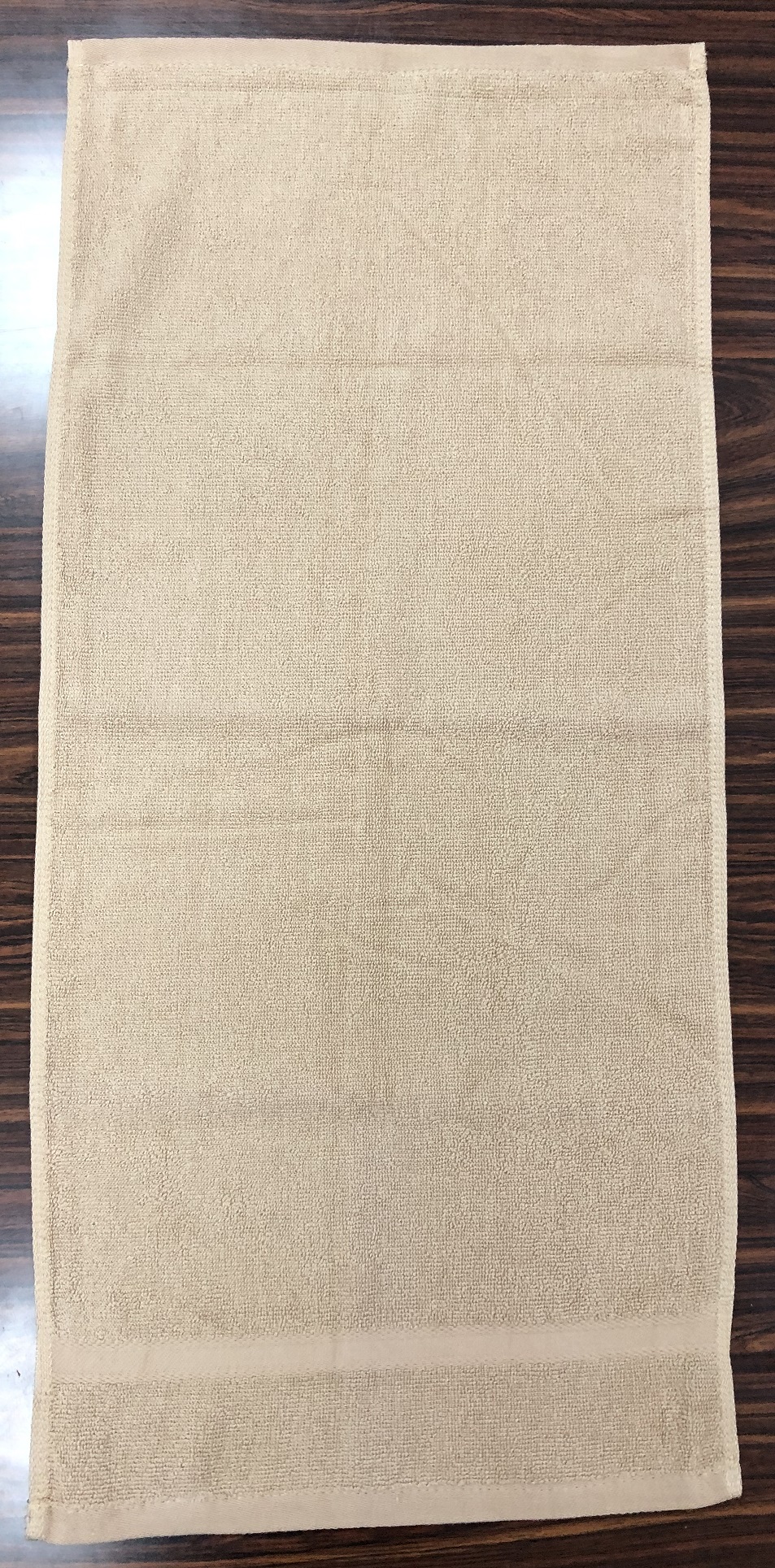素色緞檔毛巾