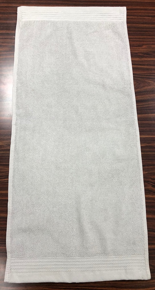 素色緞檔毛巾