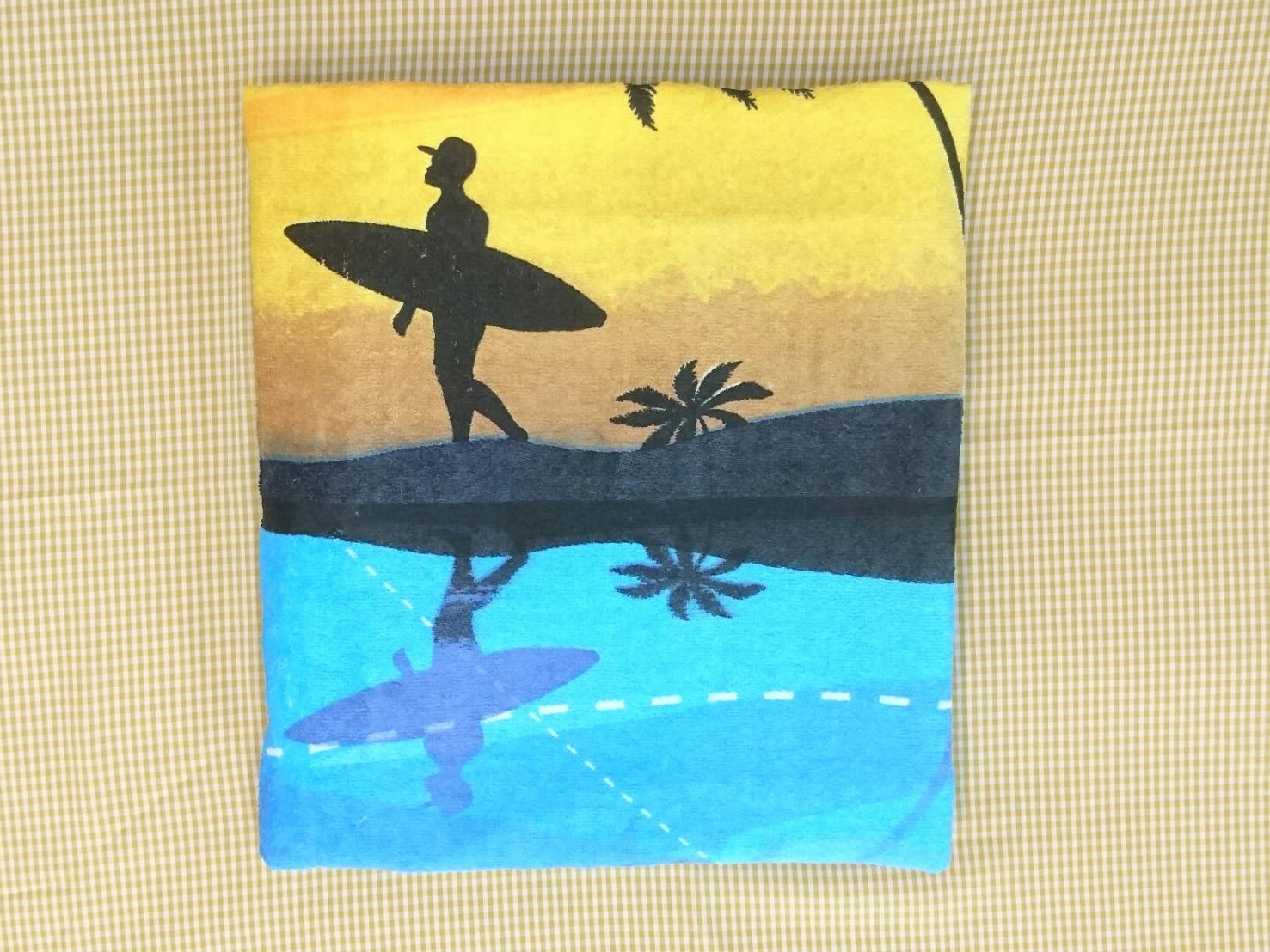 沙灘印花海灘巾