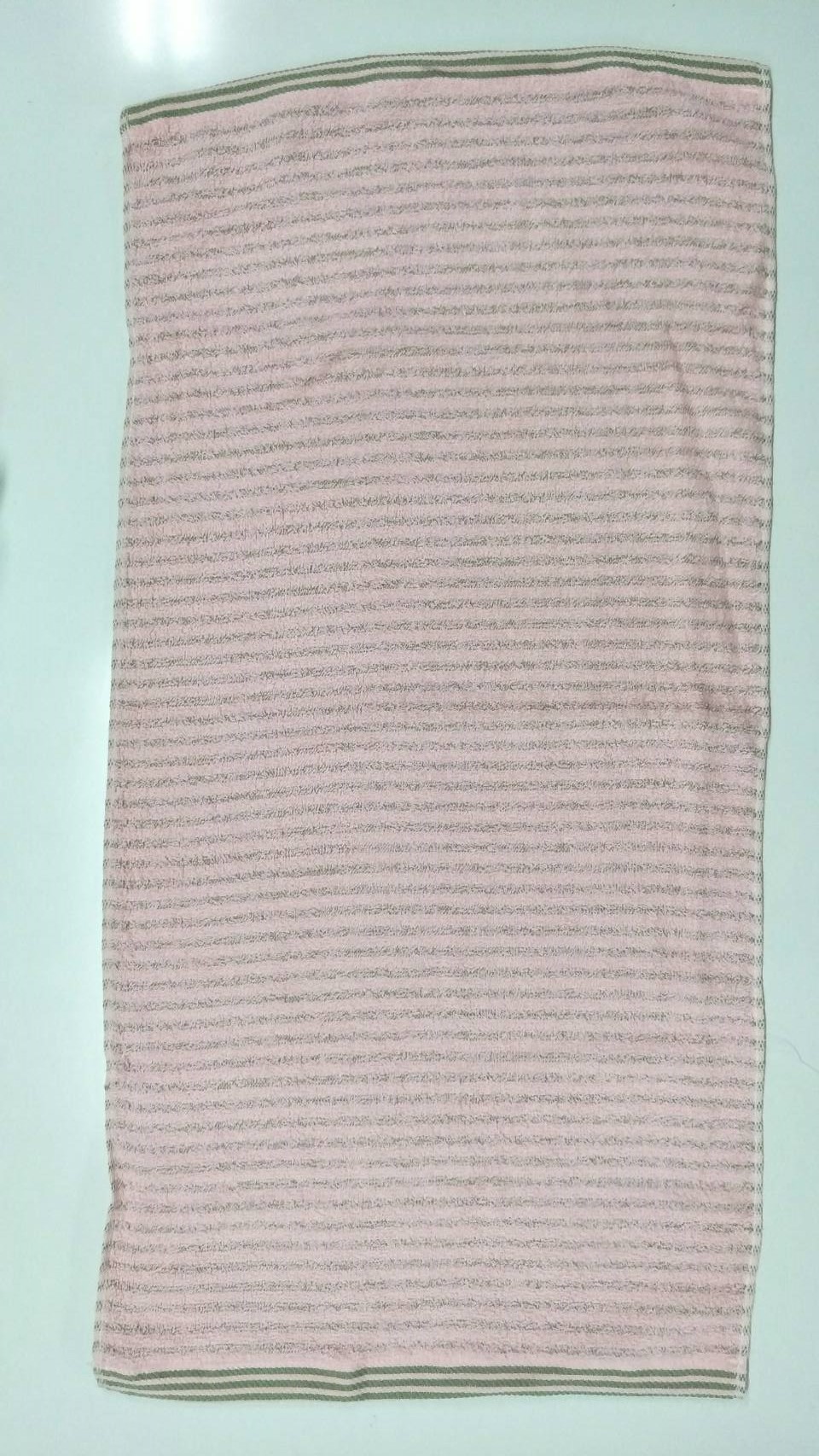 TA3100TELITA咖啡紗條紋毛巾3入-綠