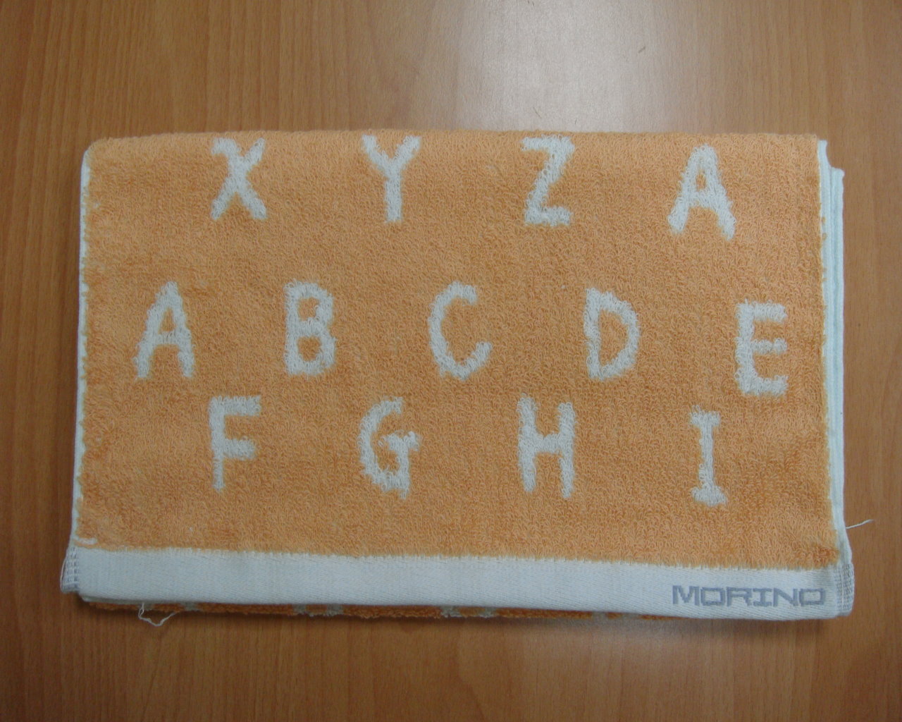 MO771趣味字母緹花毛巾