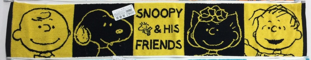 SN606-SNOOPY緹花運動巾-好朋友