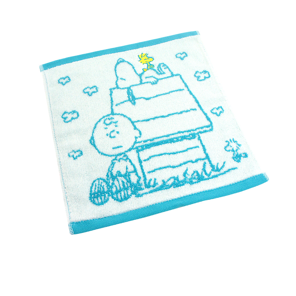 SN002-1SNOOPY色紗緹花小手巾-經典