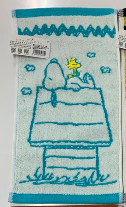 SN202-1SNOOPY色紗緹花童巾-經典