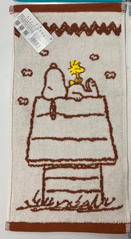 SN202-3SNOOPY色紗緹花童巾-經典