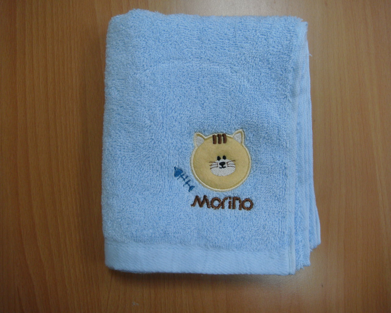 MO741素色動物刺繡毛巾