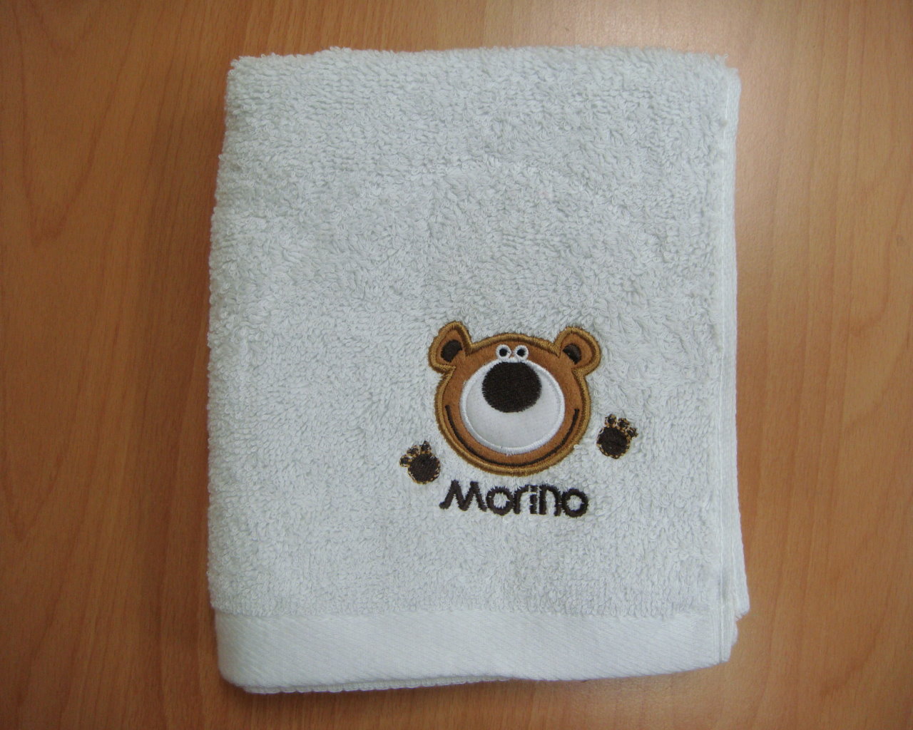 MO741素色動物刺繡毛巾