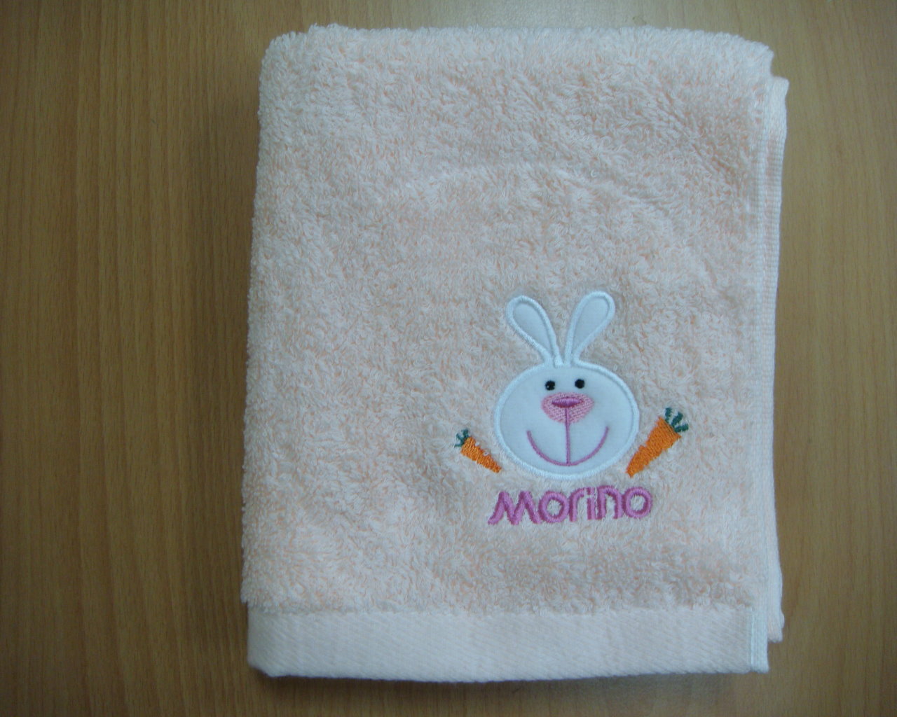 MO741素色動物刺繡毛巾