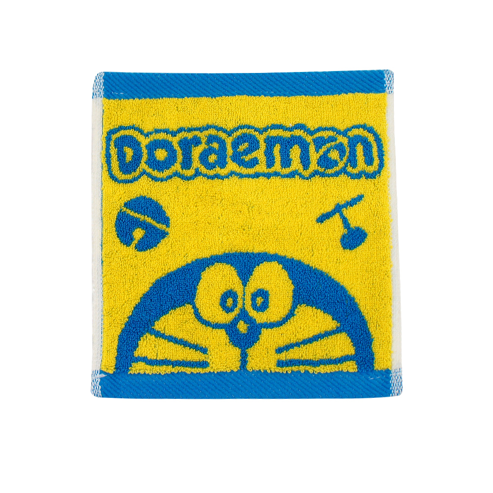 DA004-3Doraemon 色紗緹花小方巾-好心情