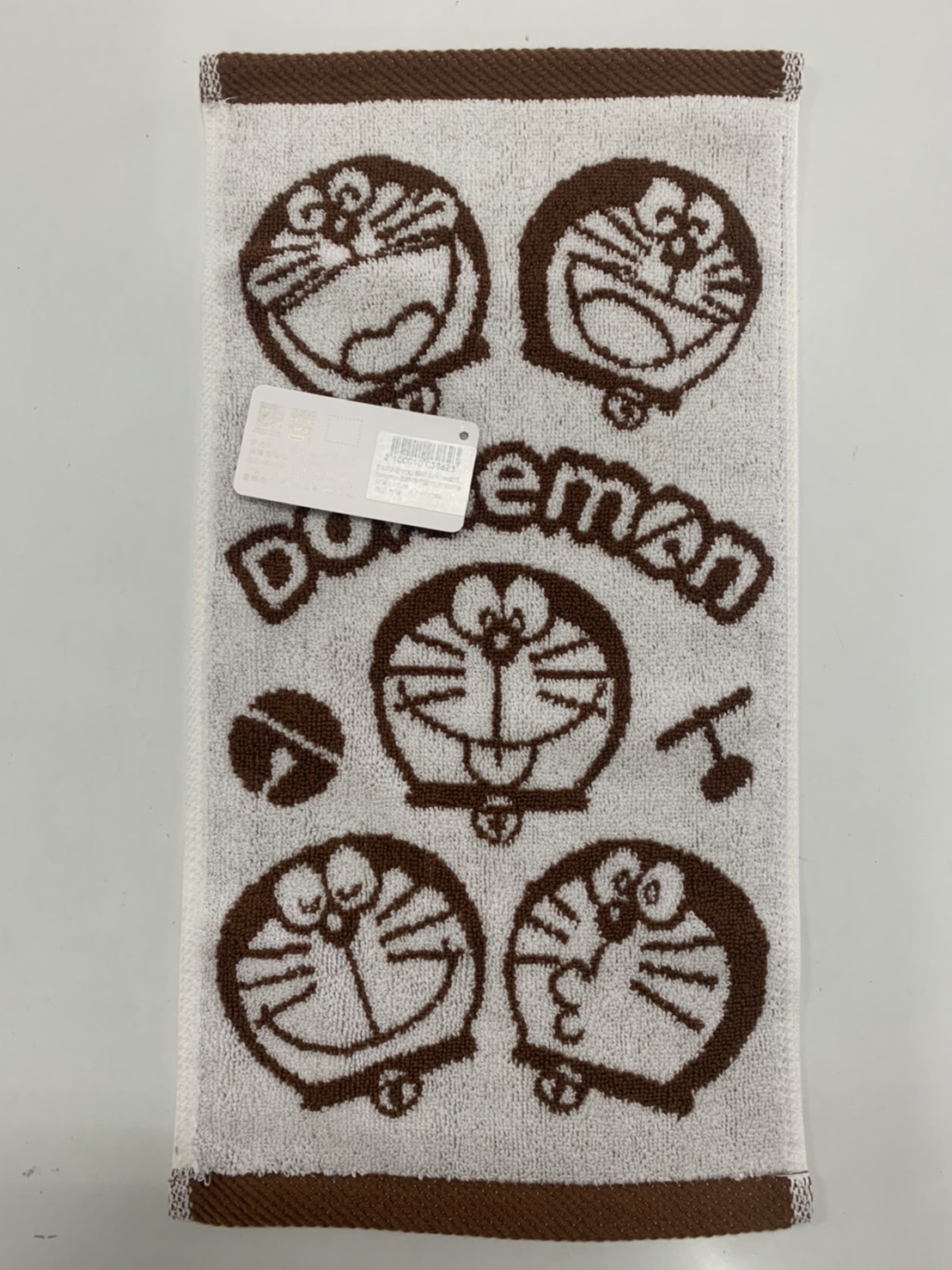 DA202-2Doraemon 色紗緹花童巾-百變表情